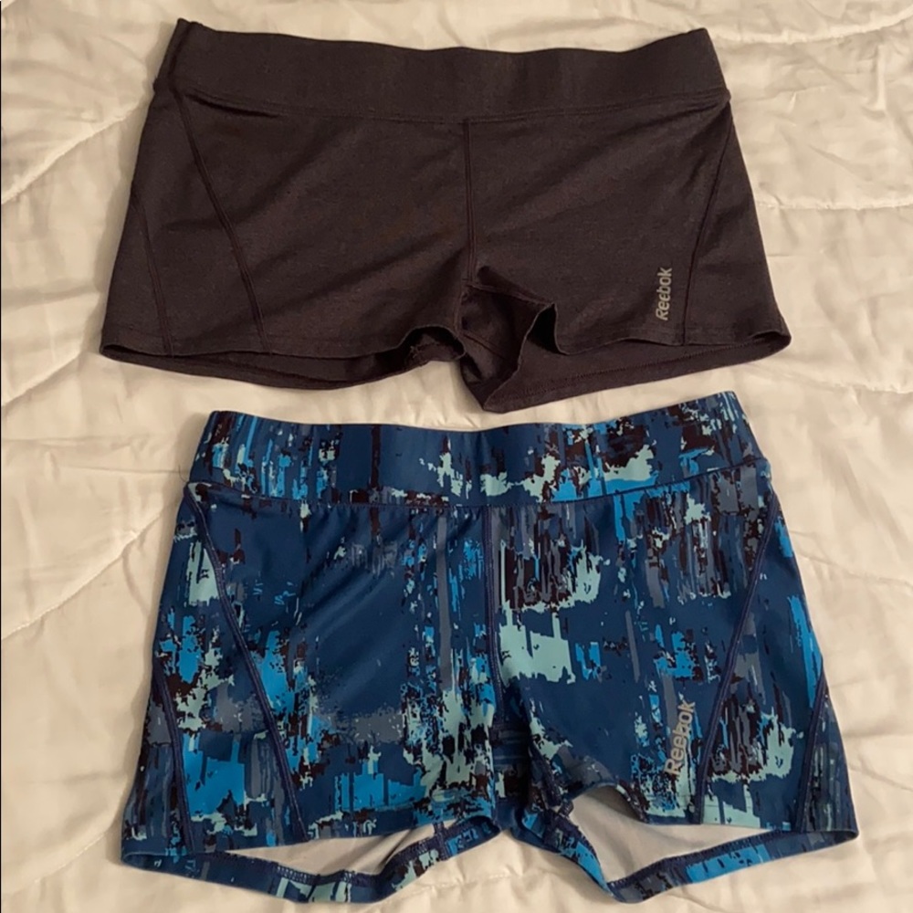Reebok bike shorts, spandex (short)